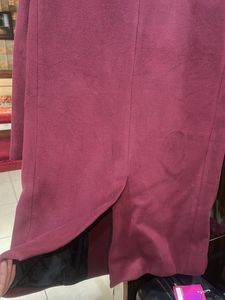 Burgundy Long Coat
