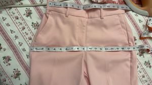 Chic Pastel Pink Trousers