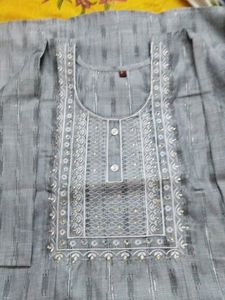 Beautiful Gray Long Kurti...... New Collection