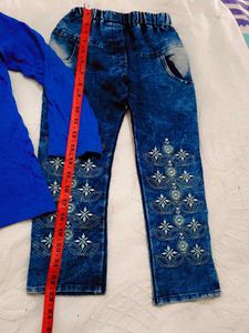 Very Cute N Beautiful Top With Jeans