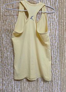 Light Yellow Racerback Tank Top