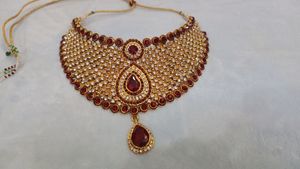 New Bridal Jewel Set With Quality AD Stones