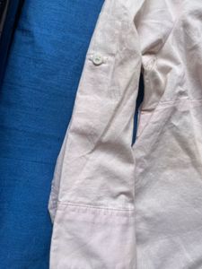 Light Pink Button-Up Blouse