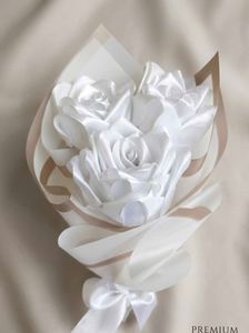 Elegant White Rose Bouquet