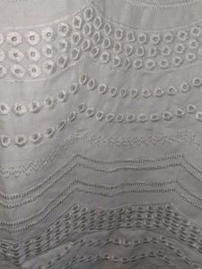 Elegant White Embroidered Kurta