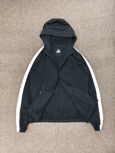 Men's Black Hooded Jacket