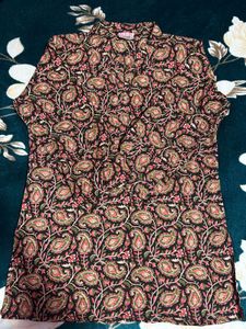 Paisley Print Tunic Top