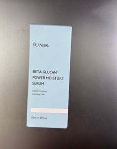 iunik beta glucan power moisture serum