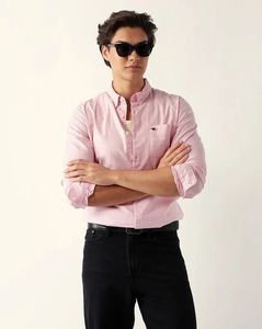 The Bear House Pink Striped Shirt