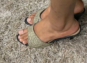 Elegant Patterned Mules