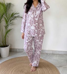 Comfortable Floral Print Night Suit Set