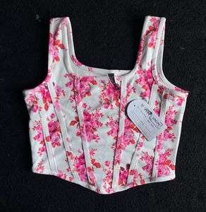 Floral Corset Top