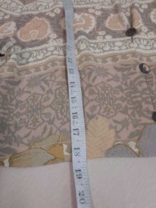 Vintage Floral Print Button-Up Cardigan
