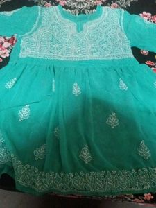 Chikankari Embroidered Dress