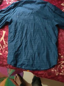 Filori Men's Blue Checkered Kurta