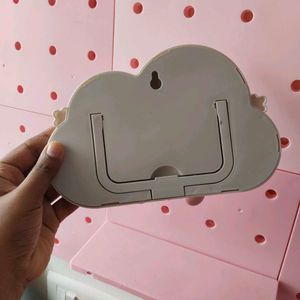 Cute Cloud Mirror with Shelf