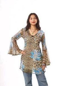 Cheetah y2k fairy short kurti
