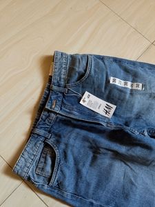 H&amp;M Wide Leg Blue Jeans
