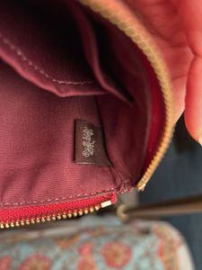 original Coach Red Leather Wallet