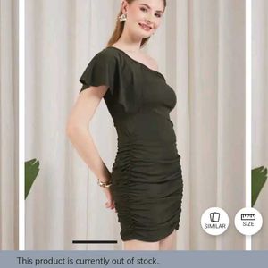 S size  One-Shoulder Bodycon Dress