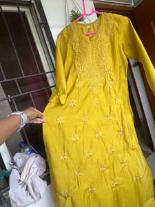 Elegant Mustard Yellow Kurta