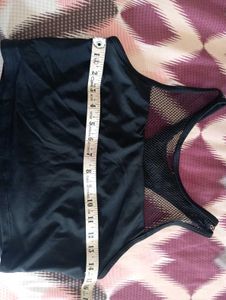 Black Mesh Tank Top