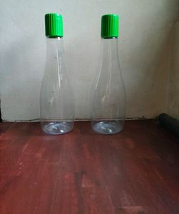 2 Plastic 500 ml Bottles