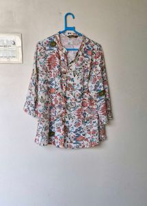 Floral Print Kurta