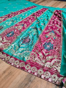 Gorgeous sequinned  lehanga Saree