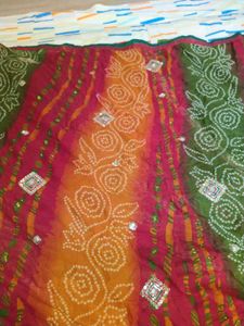 Bandhani Print Saree