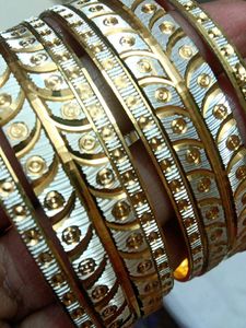 Beautiful Shining set Of  Kada With Bangles(2.8)