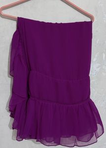 Elegant Ruffle Saree
