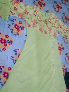 Floral Chiffon A-Line Dress