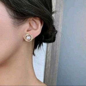 Elegant Pearl &amp; Gemstone Earrings combo of 3