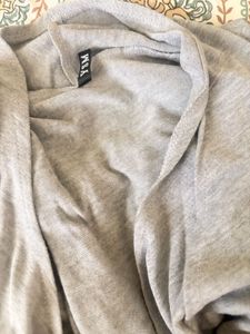 Sleeveless Grey Layering Vest