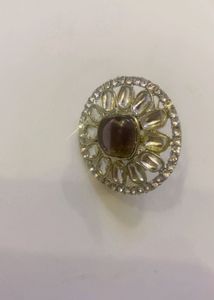 New Stunning Statement Ring with Amethyst