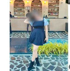 Black korean Mini Dress
