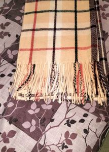 Soft Winter Woolen Check  Stole 🧣
