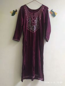 Wine Suit With Print