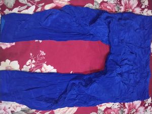 Royal Blue Embroidered Kurta