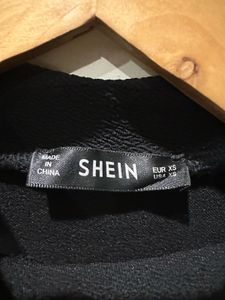 Black Cut-Out Mock Neck Crop Top