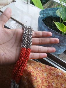 Oxidised Stylish Neck Lace Chain