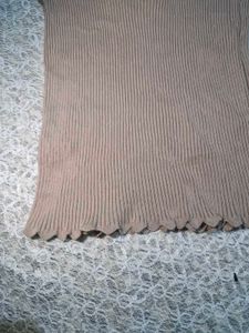 Ribbed Camisole with Lace Trim
