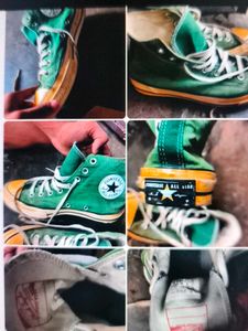 Converse All Star High Tops Green