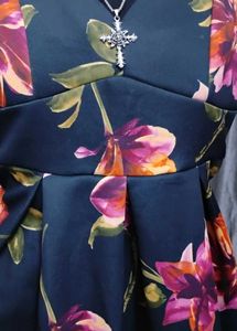 Floral Print Party Dress