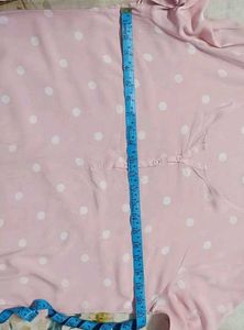 Light Pink Polka Dot Long Sleeve Top