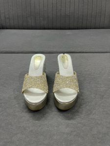 Sparkly Wedge Heels