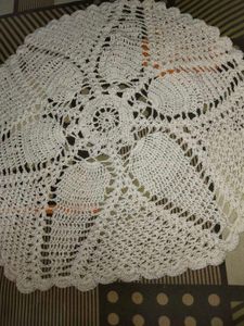 Crochet Doily table mat  kharvachauth thali cove