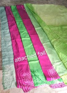 BRAND NEW Bandhani silk saree set