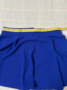 Vibrant Blue Skater Skirt